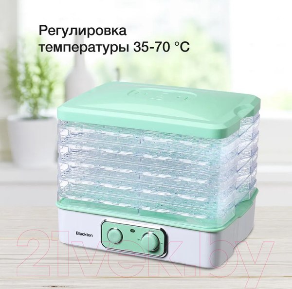 Изображение товара Сушилка для овощей и фруктов Blackton Bt FD1111 (белый/зеленый)