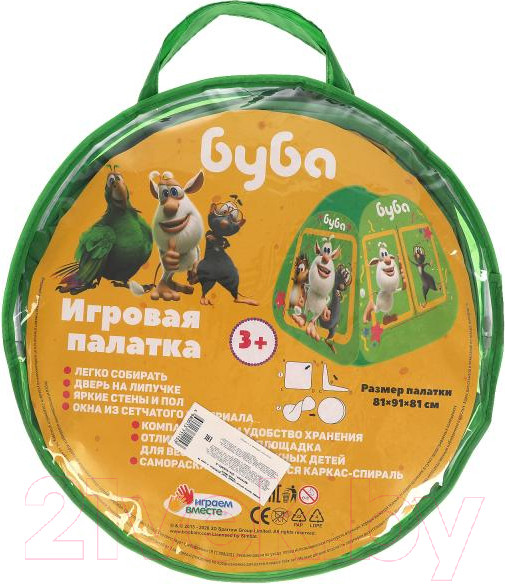 Изображение товара Детская игровая палатка Играем вместе Буба / GFA-BUBA01-R