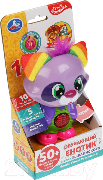 Изображение товара Развивающая игрушка Умка Енотик Песни В. Шаинского / HT621-R