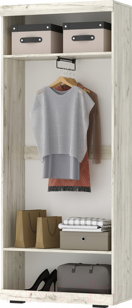 Изображение товара Шкаф Памир Соната ШСЗ-800 (крафт белый/антрацит)