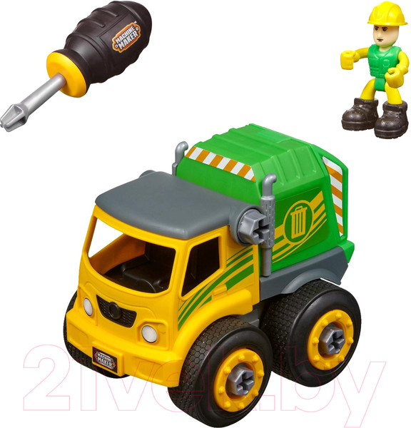 Изображение товара Игрушка-конструктор Nikko Мусоровоз City Service 40043