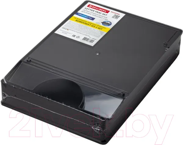 Изображение товара Лоток для бумаг Brauberg Modern / 238024 (черный)