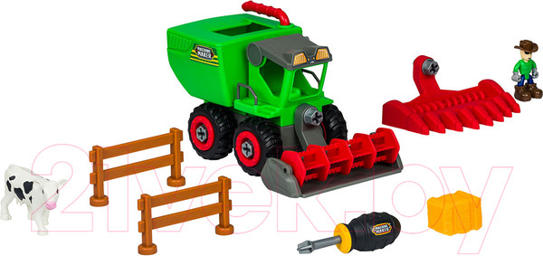 Изображение товара Игрушка-конструктор Nikko Farm Комбайн и аксессуары / 40082