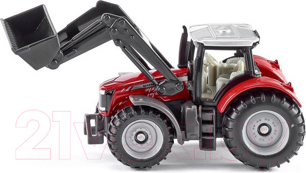Изображение товара Трактор игрушечный Siku Massey Ferguson с фронтальным погрузчиком / 1484