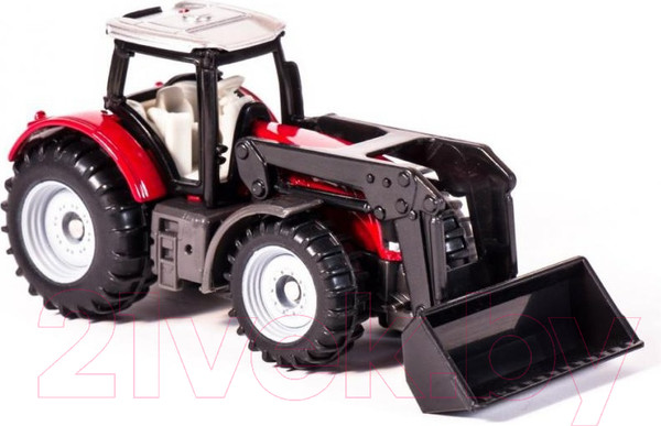 Изображение товара Трактор игрушечный Siku Massey Ferguson с фронтальным погрузчиком / 1484