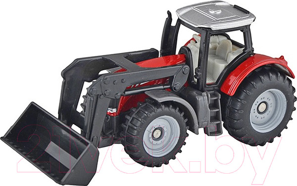 Изображение товара Трактор игрушечный Siku Massey Ferguson с фронтальным погрузчиком / 1484