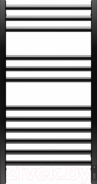 Изображение товара Полотенцесушитель электрический Terminus Енисей П12 500x1000 (RAL 9005 матовый)