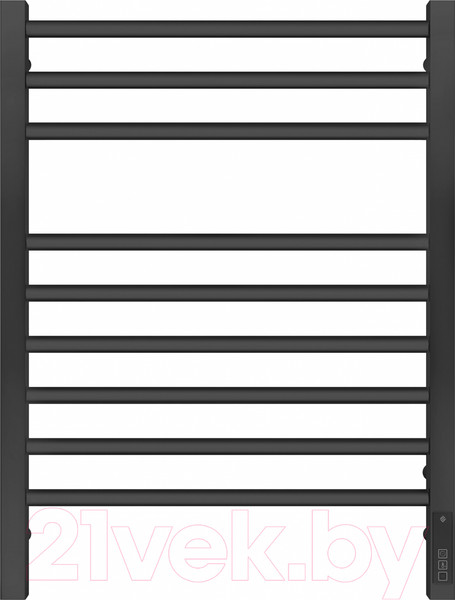 Изображение товара Полотенцесушитель электрический Terminus Сицилия П9 500x700 (RAL 9005 матовый)