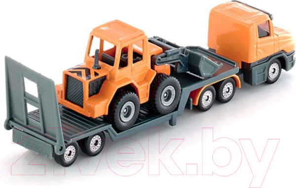 Изображение товара Трейлер игрушечный Siku Грузовик с тралом и трактором / 1616