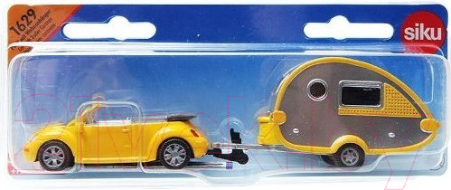 Изображение товара Масштабная модель автомобиля Siku Кабриолет с домом на колесах / 1629 (1:55)