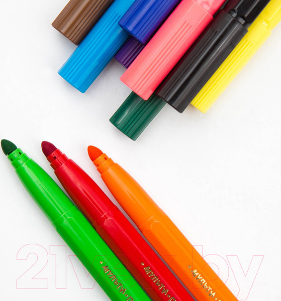 Изображение товара Фломастеры Мульти-пульти Енот в Англии / WP_10736 (12шт)