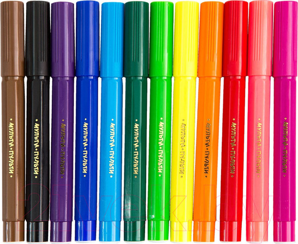 Изображение товара Фломастеры Мульти-пульти Енот в Англии / WP_10736 (12шт)