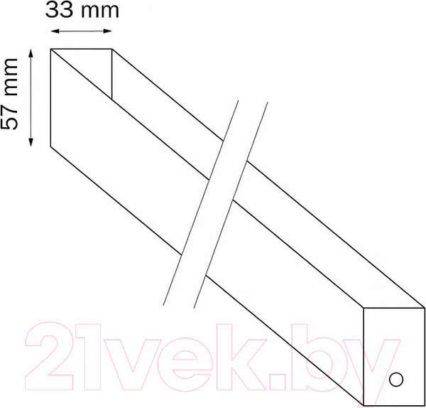 Изображение товара Шинопровод Lightstar Barra 505017 (черный)