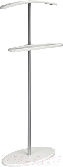 Изображение товара Стойка для одежды Мебелик Костюмная Дэви 3 (металлик/белый)