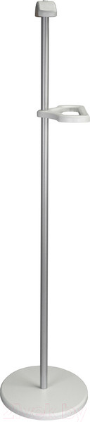 Изображение товара Стойка для одежды Мебелик Костюмная Дэви 3 (металлик/белый)