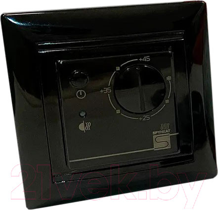 Изображение товара Терморегулятор для теплого пола Spyheat ETL-308В (черный)