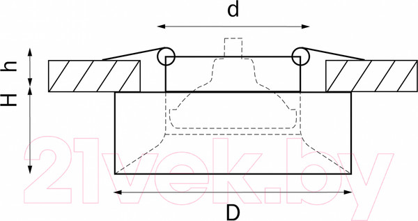 Изображение товара Точечный светильник Lightstar Levigo L01002720