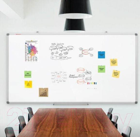 Изображение товара Магнитно-маркерная доска Brauberg Extra / 237559 (120x240см)