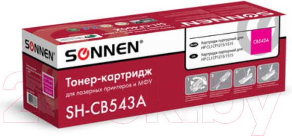 Изображение товара Картридж Sonnen SH-CB543A / 363957 (пурпурный)