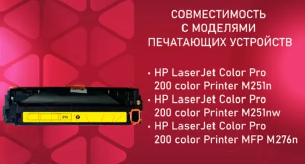 Изображение товара Картридж Sonnen SH-CF212A / 363960 (желтый)
