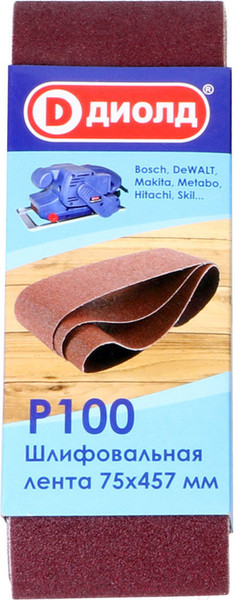 Изображение товара Набор шлифлент Диолд 90046003 (3шт)