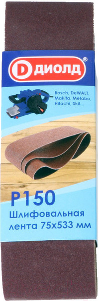 Изображение товара Набор шлифлент Диолд 90046008 (3шт)