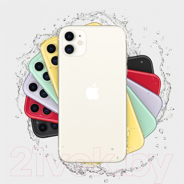 Изображение товара Смартфон восстановленный Apple iPhone 11 128GB Flip Грейд B (белый)