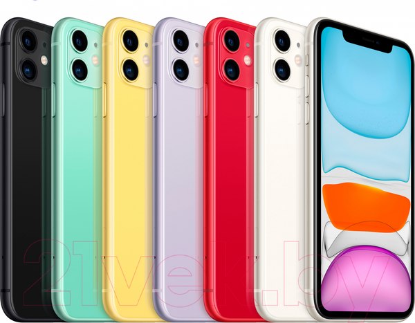 Изображение товара Смартфон восстановленный Apple iPhone 11 128GB Flip Грейд B (белый)