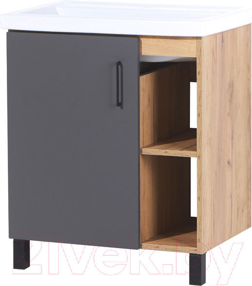 Изображение товара Тумба под умывальник Акваль Лофт / В2.4.01.7.0.1