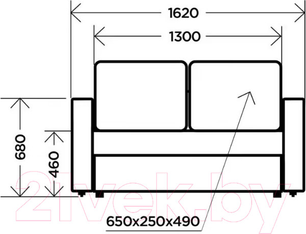 Изображение товара Диван Комфорт-S Джером (Aqua Blue)