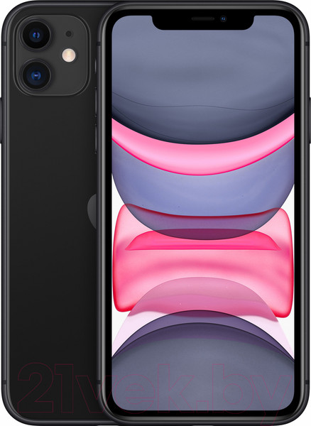 Изображение товара Смартфон восстановленный Apple iPhone 11 128GB Flip грейд B (черный)