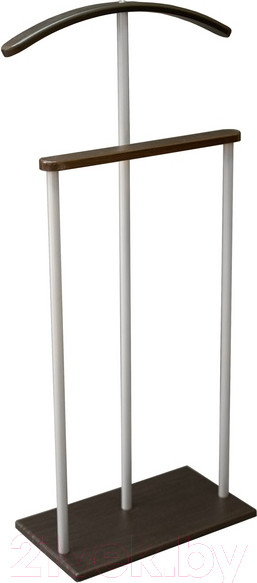 Изображение товара Стойка для одежды Мебелик Костюмная Дэви 1 (металлик/венге)