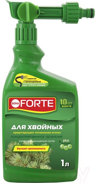 Изображение товара Удобрение Bona Forte Для хвойный растений BF21070031 (1л)