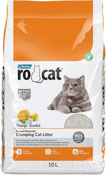 Изображение товара Наполнитель для туалета RO-CAT Baby Orange (10л/8.5кг)