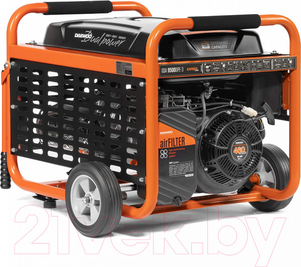 Изображение товара Бензиновый генератор Daewoo Power GDA 9500 DPE-3