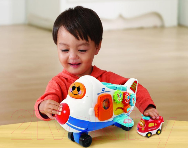 Изображение товара Набор игрушечной техники Vtech Грузовой самолет / 80-503126