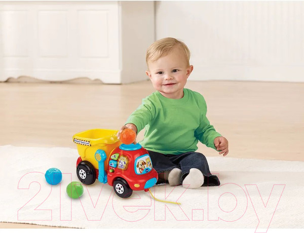 Изображение товара Автомобиль игрушечный Vtech Самосвал Погрузи и вези / 80-166526