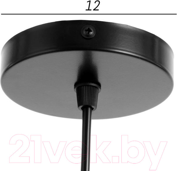 Изображение товара Потолочный светильник BayerLux 1955/1BK / 6712034 (черный)