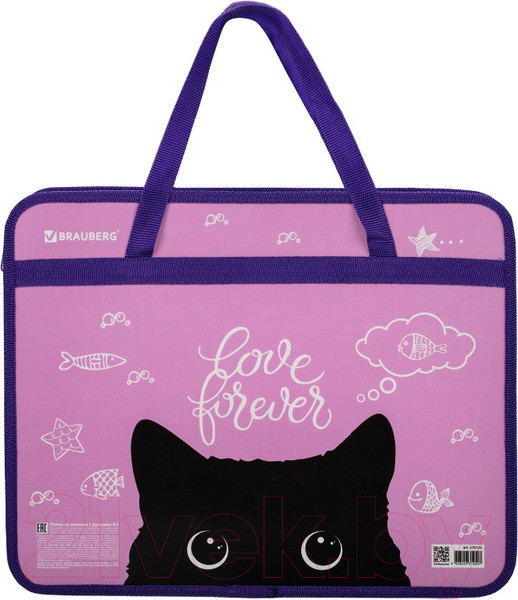 Изображение товара Папка-портфель Brauberg Black Cat / 270122