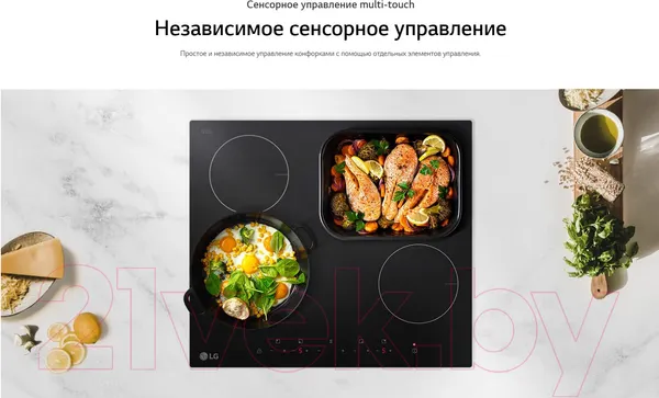 Изображение товара Электрическая варочная панель LG CBEZD2414B