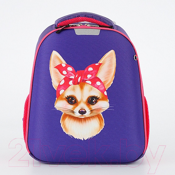Изображение товара Школьный рюкзак Ecotope Kids Лиса расческа 057-540-111-CLR (фиолетовый)