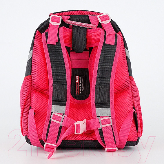 Изображение товара Школьный рюкзак Ecotope Kids Бульдог 057-540-120-CLR (черный)