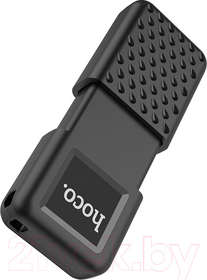 Изображение товара USB flash накопитель Hoco UD6 Wisdom USB2.0 128Gb (черный)