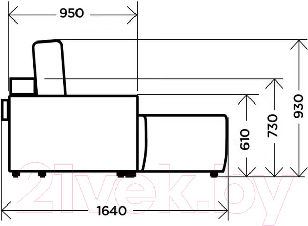 Изображение товара Диван П-образный Комфорт-S Марсель (Antonio Bitter)