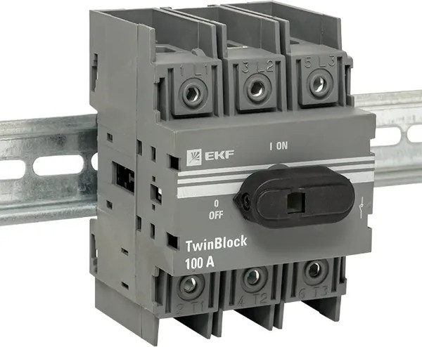 Изображение товара Блок-разъединитель EKF PROxima tb-100-3p-f