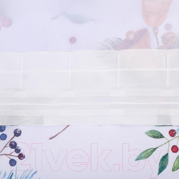 Изображение товара Комплект штор Этель Christmas Wreaths 7072273 (145x180, 2шт)