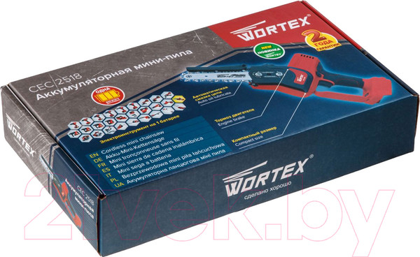 Изображение товара Пила цепная аккумуляторная Wortex CEC 2518 ALL1 (0323167)