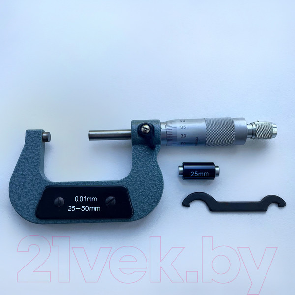 Изображение товара Микрометр Shanghai Instrument МК-50 (0-50мм)