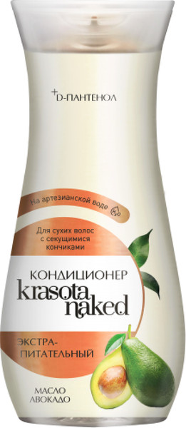 Изображение товара Кондиционер для волос Krasota Naked Экстрапитательный (265мл)