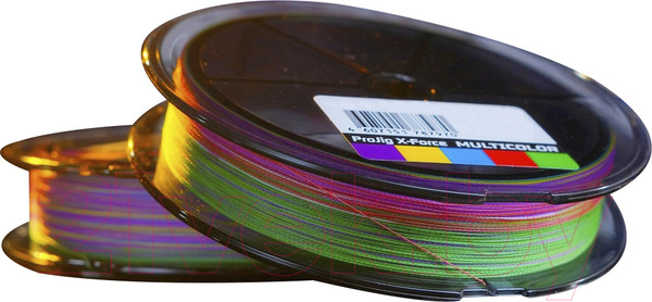 Изображение товара Леска плетеная Петроканат ProJig X-Force Multicolor 0.18мм 13.0кг (100м)